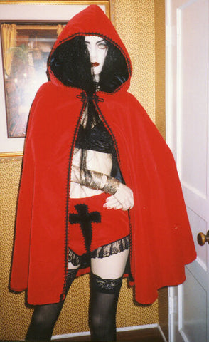 The "Blood Red Riding Hood" cape