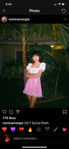 pink and white gingham "Barmaid" dress