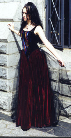 The "Jacobian" velvet dress