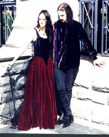 The "Jacobian" velvet dress