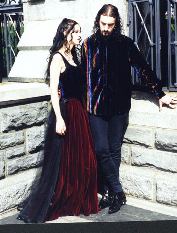 The "Jacobian" velvet dress