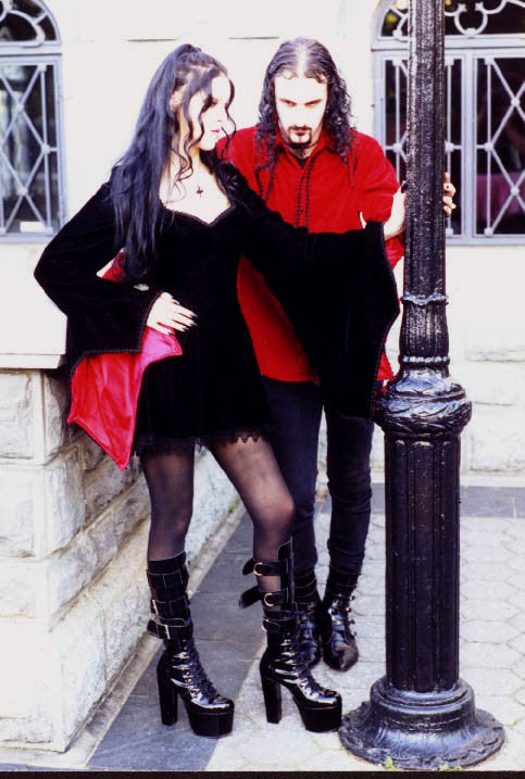 The short velvet "Batgirl" dress