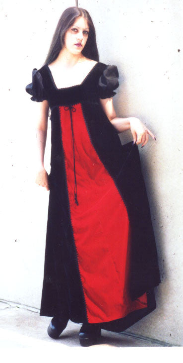 The long "Empire" dress