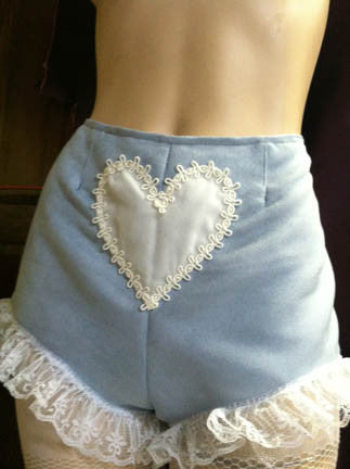 The "Blue Valentine" panty shorts