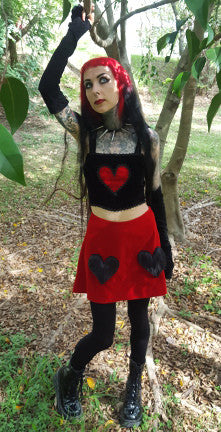 "Two of Hearts" skirt